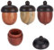 nbeads 3 Stück Holz Eichel Nuss Anhänger, 3 Farben Mini Eichel Halsketten Anhänger Holz Tannenzapfen Charm Abnehmbare Eichel Form Ornamente Für Diffusor Aufbewahrung Auto Anhänger Dekorationen