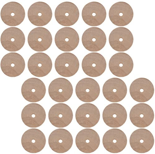 TEHAUX 30St Log-Rad Spielzeug für Kinder Kinderspielzeug Auto-Gadgets Spielzeuge Autos Spielzeug Kunsthandwerkszubehör Räder für Spielzeugautos hölzern Holzrad Modellmaterial