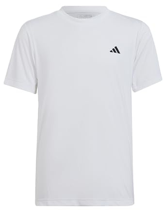 Adidas Jungen Club Tennis Tee, White, 7-8 Years