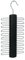 Tie Hanger Wooden Hangers Wardrobe Tie Organiser - Stylish Hanging Storage Rack With 20 Chrome Bars With Swivel Hook for Tie, Belt, Scarf Beech Wood Tie Rack Hanger (Black)