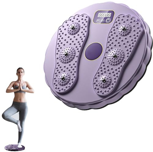 Twist Waist Disc mit Zähler,Taillentwister Abnehmen Geräte,Fit Twist Sportgerät, Bauchtrainer Drehscheibe Aerobic-Training für Fußmassage und Taille Übung