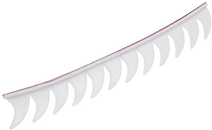 Yardwe Benutzerdefinierte Motor Helm Aufkleber Patch Helm Modifikation Weiß Arc Design Personalisierte Retro-Look