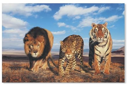Puzzle 1000 Teile für Erwachsene，Tiere auf der Wiese，Puzzle Teenager Jungen Mädchen Puzzle Schwieriges, Herausforderndes Puzzle für Partyspiele（38x26cm）-F95