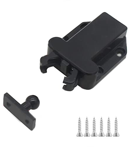 Verrou invisible pour meubles avec fonction muet pop-up - Verrou poussoir pour ouvrir - Loquet tactile pour porte de placard