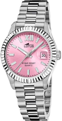 Lotus Reloj Mujer 18930/8 Freedom Caja de Acero Inoxidable 316l Plateado Correa de Acero Inoxidable 316l Plateado