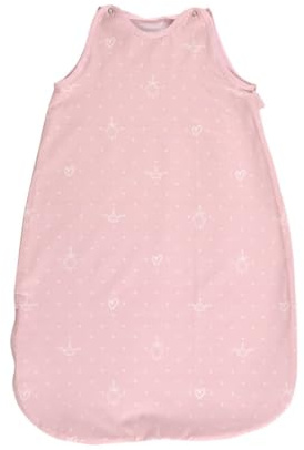 Lorelli Baby-Sommerschlafsack Summer, Länge 100 cm Breite 50 cm, 100% Baumwolle, Farbe:rosa Sterne