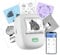 ORGSTA S002 etikettendrucker selbstklebend etikettiergerät Bluetooth 300 DPI etikettiermaschinen beschriftungsgerät ettikettiergeraet Label Printer Sticker Maker (Weib)