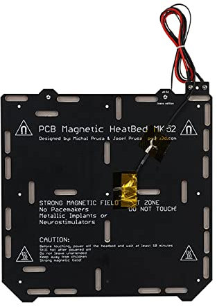 LUCKGONI Heizbett 3D Drucker Ersatz Heißbett 220W 24V für Prusa MK52 MK2.5 MK3 MK3S MK3S +