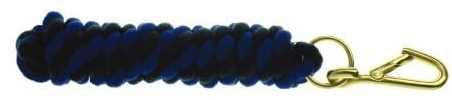 Hy Two Tone Twisted Lead Rope (2.2 metres) (Navy/Royal Blue)