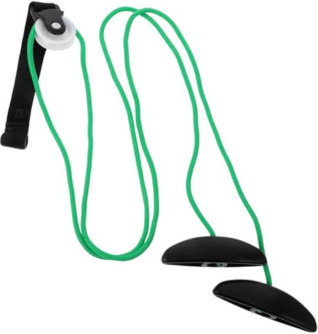 BESPORTBLE Shoulder Trainer Body Exerciser Rope Wall Mount Workout Pulley Arm Exerciser Overhead Pulley Systems Over Door Exercise Pulley Resistance Bands for Working Out Nylon Green