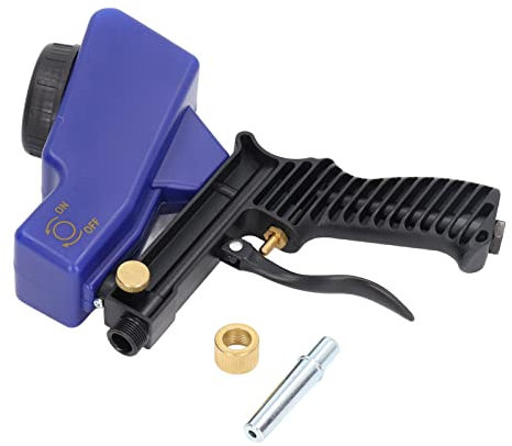 KLFEXVP Kit de Chorro de de Mano for Limpieza por pulverización con eliminación de Grabado de Vidrio a presión de 70-150 PSI. Tamaño Compacto y Peso Ligero for un Trabajo Inteligente (Azul)