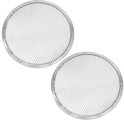 MAGICLULU 2piezas Bandeja Para Pizza Horno y Microondas Plato Antiadherente y Duradero