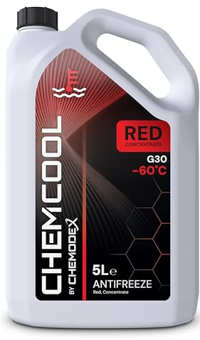 Chemodex ChemCool Concentrate -60°C Antifreeze Coolant In Long Life Red 5 Litres