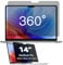 Phimoos 360° Full Coverage Privacy Screen Protector for Macbook Pro 14 inch (2021-2024, M1/M2/M3/M4), HD clarity, Anti-Scratch, Anti Blue light,Anti Glare,Ultra-thin 360° Anti Spy Screen Privacy Film