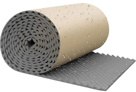 Acunny Panneaux d'isolation acoustique - Mousse insonorisante - Autocollant - Pour voiture, porte, appartement, chambre, studio et maison