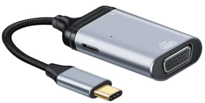 Kalttoy Compactly USB C to VGA Adapter With HDMIs VGA Mini DisplayPort PD100W Support