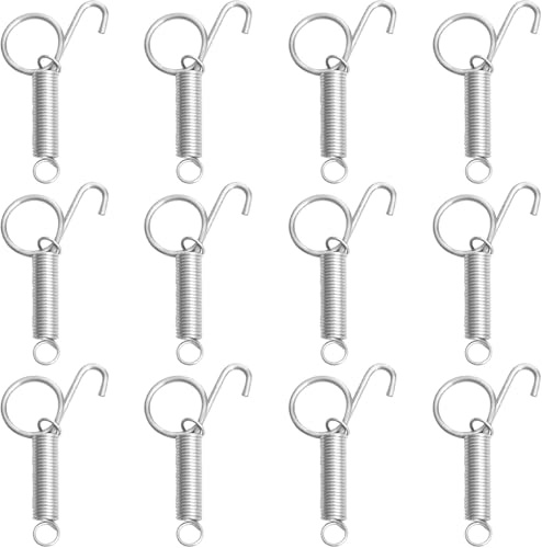 20 Pcs Spring Door Latch,Metal Finger Spring Latch Hook, Multi Functional Pet Cages Door,Spring Latch Hook,Pet Door Latch,Cage Clips,Spring Latch