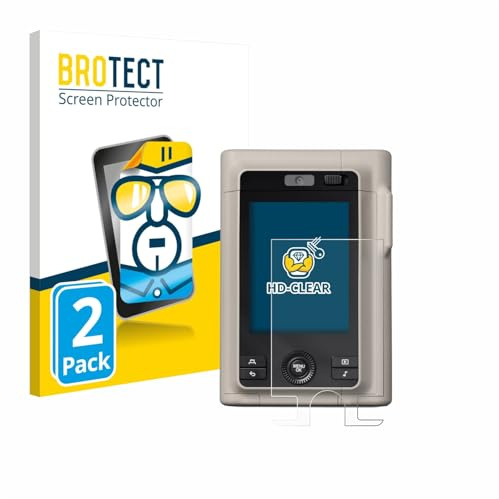 BROTECT Schutzfolie für Fujifilm Instax Mini LiPlay Plus | 2 Stück Transparenter Displayschutz Made in Germany Klare Displayschutz-Folie Clear Einfache Montage Case-Friendly