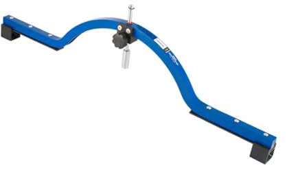 POXZSFX Calibro di centraggio e allineamento per Ruote di Bicicletta da 12 a 29 Pollici, Strumento Essenziale in Lega di Alluminio, mozzo del cerchione della Bicicletta, Blu