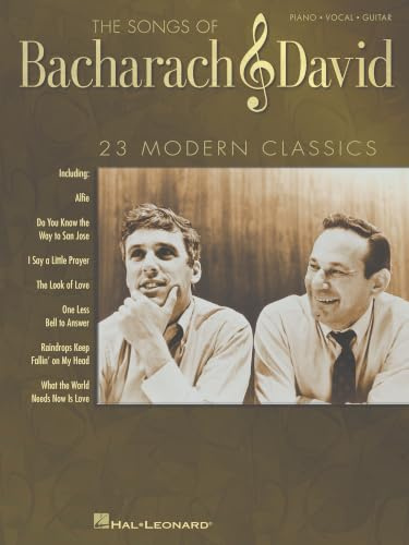 The Songs of Bacharach and David (PIANO, VOIX, GU)