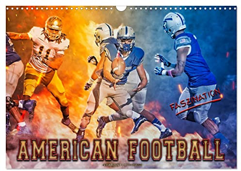 Faszination American Football (Wandkalender 2026 DIN A3 quer), CALVENDO Monatskalender: American Football, faszinierender Teamsport. (CALVENDO Sport)