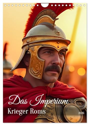 Das Imperium - Krieger Roms (Wandkalender 2026 DIN A4 hoch), CALVENDO Monatskalender: Ein eindrucksvoller Kalender, der die Interpretation einer ... detailreichen Szenen zeigt. (CALVENDO Kunst)