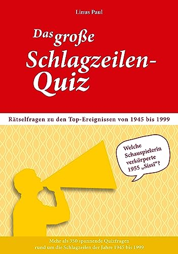 Das große Schlagzeilen-Quiz für Senioren. Gedächtnistraining für Senioren, das Spaß macht. Das Quiz-Spiel für Senioren mit Quiz-Fragen zu den großen ... zu den Top-Ereignissen von 1950 bis 1999