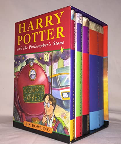 Harry Potter The Illustrated 4 Books Collection Set By J.K.Rowling