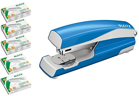 Leitz Style A4 Notizbuch Kariert, Hardcover, 160 Seiten, 80 Blatt, FSC-zertifiziertes 100 g/m² Papier, Verschluss & Lesezeichen, für Büro & Home Office, Grün, 44761053
