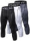 SANANG Athletische Kompressionshose für Männer, Cool Dry Base Layer Running Leggings Lauftights