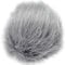 Kunstfell Bommel Pelzbommel 9cm Pompon Fellbommel für Mützen Beanies Schlüsselanhänger, Farbe:mausgrau