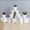 Lot de 24 mini pots en terre cuite de 6,3 cm, pots de fleurs en terre cuite, pots de fleurs en terre cuite, pots de fleurs en terre cuite, pots avec trou de drainage, pour intérieur/extérieur