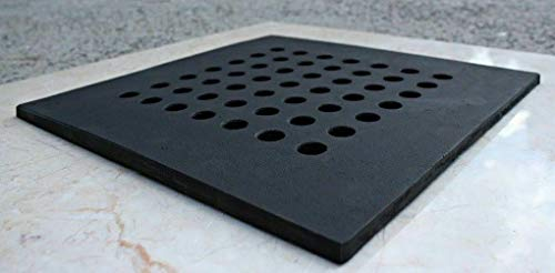 Parrilla de hierro fundido a medida para chimenea (24 x 30 cm)