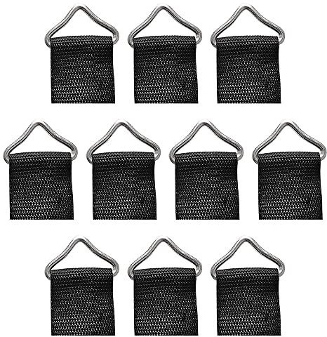ANCLLO 20 Stück Eisen Sprungringe Dreieck Schnalle Pinch Dreieck Schnalle V-Ring Schnalle für Trampolin DIY Herstellung Taschen Hängende Handtücher Badezimmer Küche (26mm)