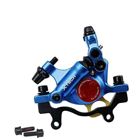 Zoom HB-100 Mountainbike Scheibenbremsen MTB Road Line Pull Hydraulische Scheibenbremsen Bremssättel vorne & hinten Mountainbike Scheibenbremse (blaue Hinterradbremse)