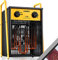 Masko® Elektroheizer Heizlüfter Bauheizer 9 KW mit integriertem Thermostat elektrisch Heizgerät 9000 Watt 3 Heizstufen Heizgebläse für Innen- und Außeneinsatz Überlastschutz Elektroheizgebläse Gelb