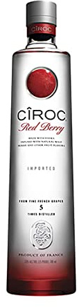 Ciroc Vodka Red Berry 0,7L (37,5% Vol) von P Diddy/Sean Combs Erdbeere Himbeere- [Enthält Sulfite]