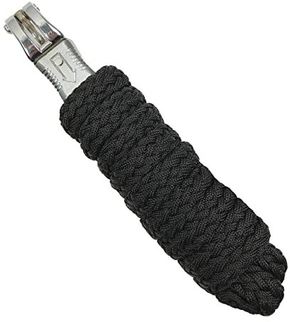 York Führstrick mit Panikhaken Marco Anbindeseil Strick (schwarz)