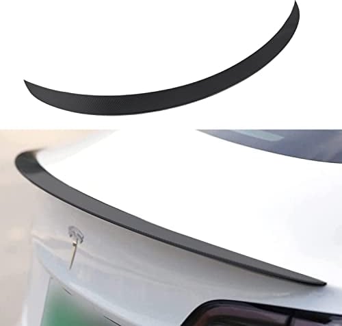 Performance Spoiler Flügel Autos Heckspoiler für Tesla Model Y 2021–2024 (Mattes Carbon)