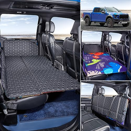 ABE LKW-Bett-Matratze, Nicht aufblasbare Auto-Bett-Matratze, LKW-Bett, Luftmatratze, Rücksitz-Bett aufblasbar für Auto, Camping, Rücksitz-Verlängerung für Hunde, Reisebett für F150/RAM 1500/Silverado