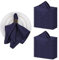 DanLink 30 Stück Damast Stoffservietten Navy Blau 43x43cm, Servietten Stoff en Satin Tischservietten Weicher, Servietten Falten für Tischdeko Geburtstag Party Hochzeit Dekoration