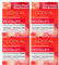 L'Oréal Paris Revitalift Crema Viso Rossa Energizzante Giorno Azione Profonda Anti-Rughe Formula con Pro-Retinolo e Ginseng Rosso - 4 Barattoli da 50ml