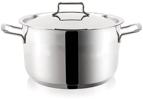 Kochtopf Stahltopf Topf mit Deckel 30 cm 8,5 L ANETT