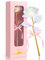 Rose Eternelle, Idee Cadeau Maman Femme Amie Grand mère Meilleure Amie Cadeau pour Noël Cadeau Fête des Mères Saint Valentin Anniversaire, Or 24K Plaqué Rose Artificielle Décoration (Coloré)