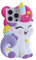 wifantien 3D Cute Unicorn Soft Case for iPhone 12/iPhone 12 Pro 6.1 inch,3D Cute Cartoon Kawaii Fashion Character Unicorn Horse Shape Kids Girls Women Soft Silicone Case for iPhone 12/12 Pro Unicorn