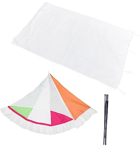 Veemoon Zelt Im Innen Bett Baldachin Für Kinderbetten Kinderzimmernetz Kuppelnetz Kinder-Tipi-Zelt Im Innenbereich Kinderzimmer Baldachin Mädchen Bettnetz Polyester (Polyester) Baby