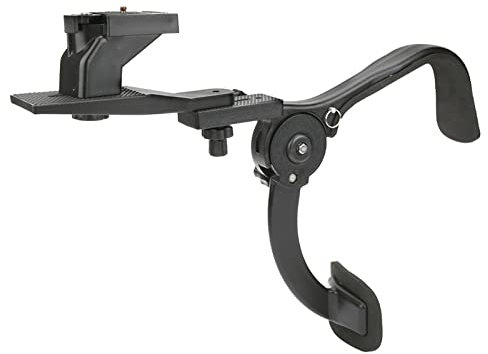 SR-500 Schwarzer DSLR-Kameragurt, Schulterstützhalterung, Stabilisator-Rig mit Stoßdämpfer für Professionelle Videoaufnahmen