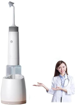 Lavado Nasal Eléctrico for Kids, Sistema Eléctrico de Irrigación Nasal para Adultos,Sistema de Irrigación Nasal,Limpiador Nasal de 3 Presiones,Tanque de 120 ML,calefacción termostática, para Viaje y e