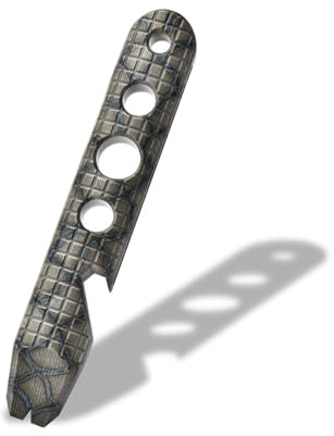 Alloys Prybar Outil multifonction de poche pour urgences en plein air Outil de défense pour camping