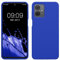 kwmobile Cover per Motorola Moto G14 Custodia - Back Case per Smartphone in Silicone TPU - Protezione Gommata - blu baltico